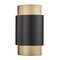 Z-Lite Harlech Wall Sconce, 2-Light, 8.5 In.W x 4 In.L x 12.75 In.H, Bronze + Rubbed Brass/Bronze 739S-BRZ-RB - alternate 7